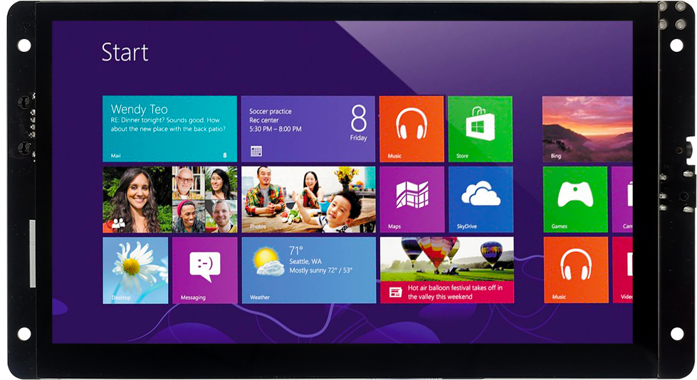 工業級設計，觸摸靈敏